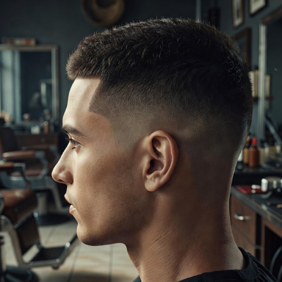 Trabajo de barbería — degradé